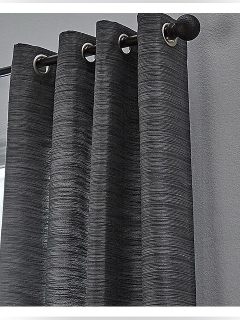 NEW IN PKG, 4 Panels, 84” Long, GRAY, Allen & Roth , Retail $100, B1